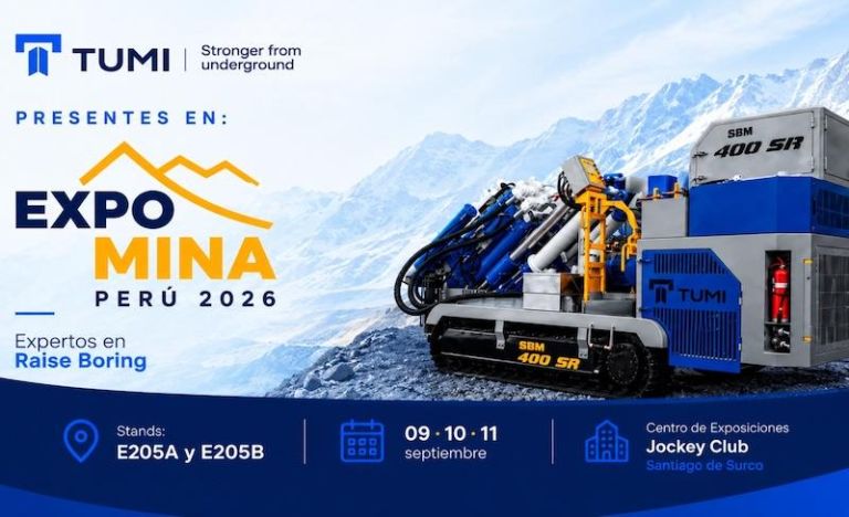 EXPOMINA 2026: TUMI presents solutions for underground mining